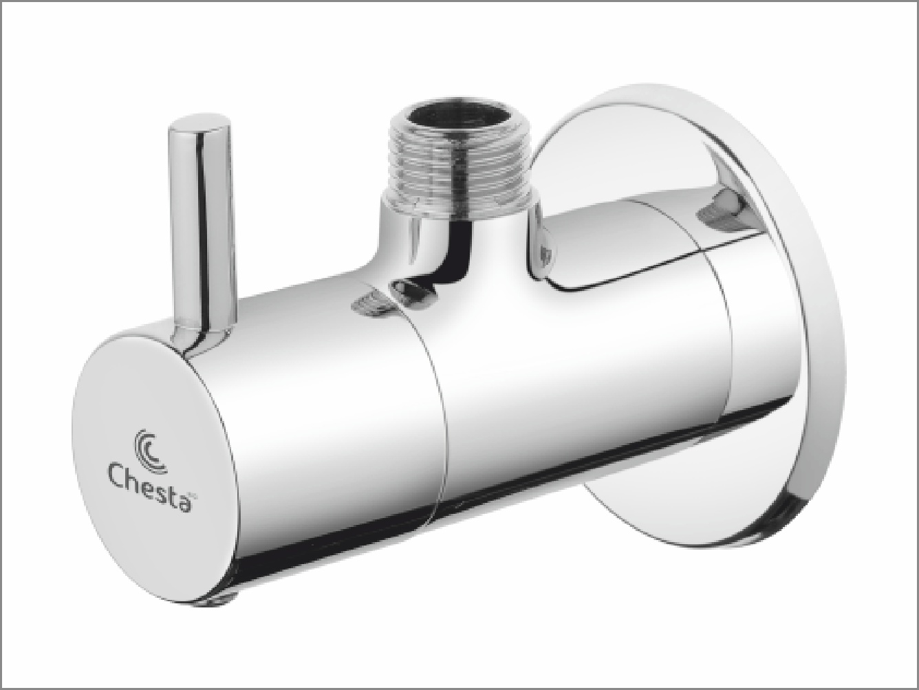 SA - 1003 - Angle Cock with Wall Flange at Chesta Bath Fittings